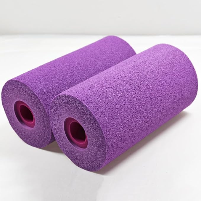 Foot Foam Pads Rollers Replacement for Leg Extension Attachments for Weight Bench and Home Gym Equipment, Fits Tube Diameter 22-25mm