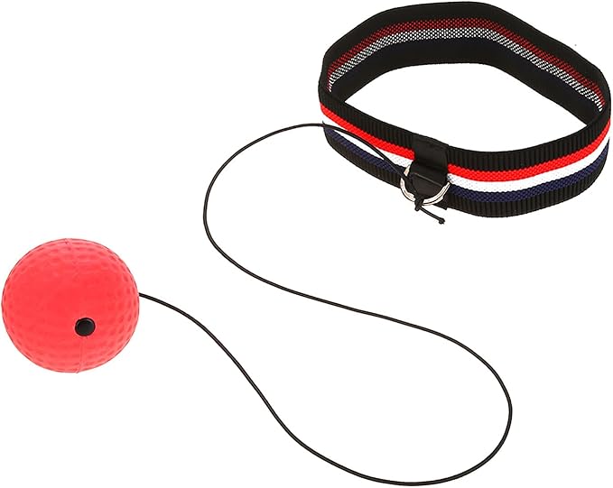 Boxing Reaction Punching Ball for Adults, Ball Headband for Reflex Training, Boxing Reflex Balls Set, Multi Functional Boxings Training Balls for Muay Karate (E305-H04)