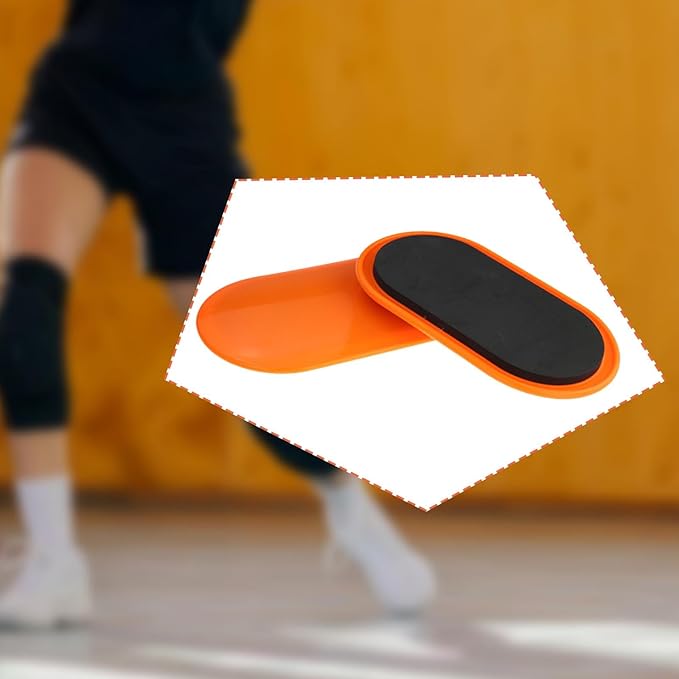 Core Sliders 2-Piece Set, Ab Pads for Beginner Home & Gym Workout, Portable Lightweight Sliding Discs for Dance Exercise