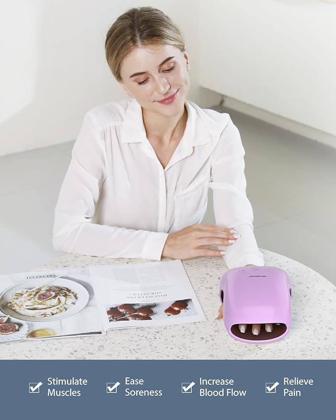 CINCOM Hand Massager - Cordless Hand Massager with Heat and Compression for Arthritis and Carpal Tunnel