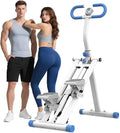 Stair Stepper for Home Gym, Foldable Full Body Exercise Climbing Machines, Vertical Climber Workout Machine with Resistance & Adjustable Handles, Frame Stable