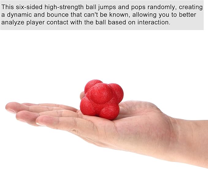 PATIKIL Bounce Reaction Balls Coordination Training Ball, Agility Trainer TPR High Difficulty for Speed Reflex