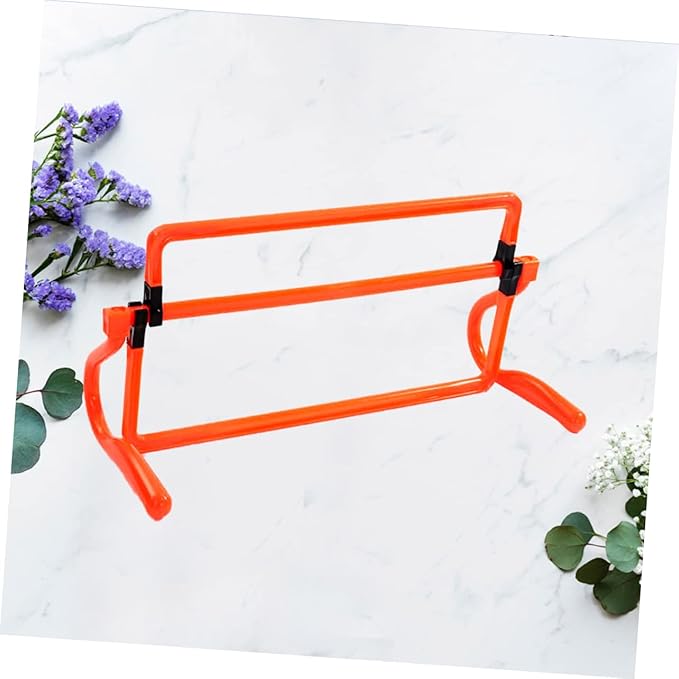 POPETPOP Removable Soccer Training Hurdles Agility Exercise Equipment for Sports Football Field Barriers for Enhanced Speed Coordination Orange