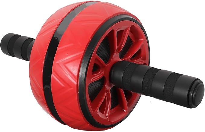 Vaguelly Ab Roller Wheel with Knee Pad, Silent Exercise Abdominal Muscle Trainer Roller for Home and Gym Core Workout Fitness Equipment