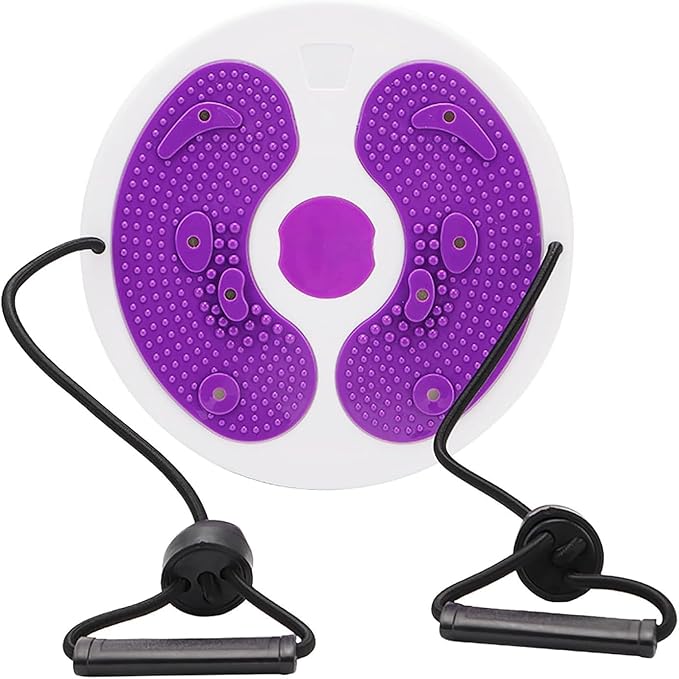 Waist Whisper Ab Twist Waist Disc Board,Waist Slimming Balance Board Exercise with Massage Foot Sole- Home Fitness Gym for Weight Loss/Cardio Exercise/Body Shaping