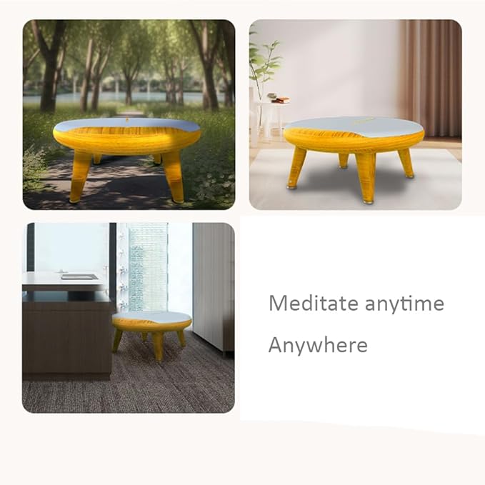 Fitness Meditation Bench Meditation Kneeling Mat Shaking Machine Meditation Bench for Assisted Meditation, Yoga Practice