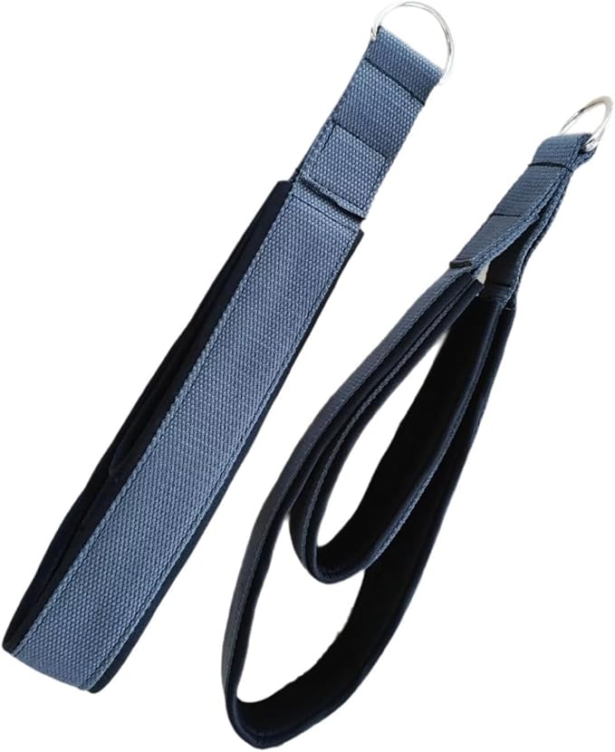 Pilates Straps Foot and Hand Straps Double Loops Exercise Equipment Accessories for Gym Workout, 1 Pair