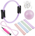 Pilates Kit, Pilates Essentials Kit for Women, 15” Pilates Ring and Ball Set