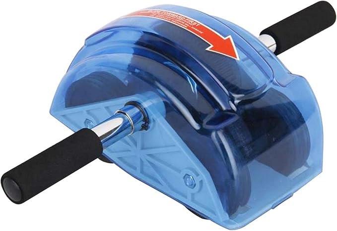 Ab Roller for Abs Workout Abdominal Exercise Rollers, Abdominal Roller 4 Wheels Ergonomic Grip for Core Strength Training Exercise for Home and Gym Use