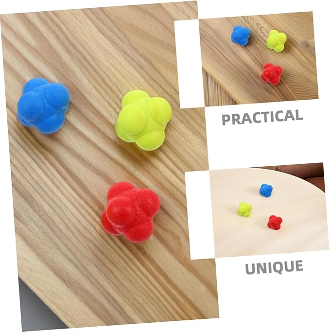 Agility Training Ball Set 6pcs Reaction Sports Coordination Reflex Training for Hockey Wrestling Fitness Boys and Girls Adults