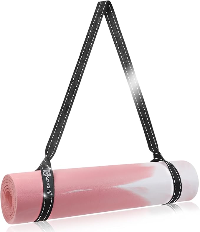 [MAT NOT Included] Yoga Mat Sling, Yoga Mat Straps for Carrying, Easy-Cinch Yoga Mat Holder Strap