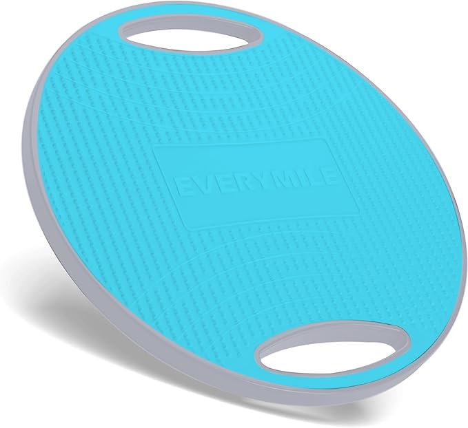 EVERYMILE Wobble Balance Board, Exercise Balance Stability Trainer Portable Balance Board with Handle for Workout Core Trainer Physical Therapy & Gym No-Skid Surface