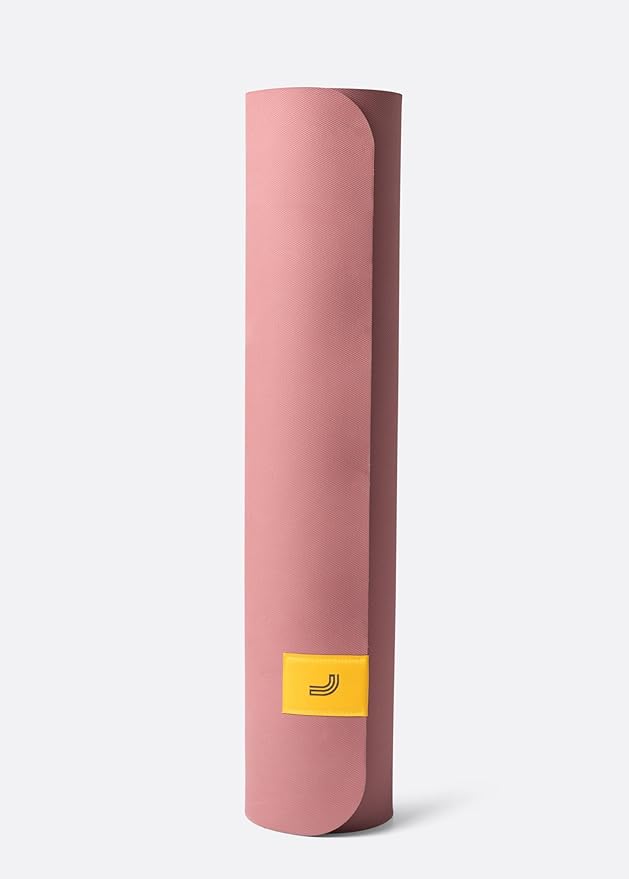Lolë Pose Yoga Mat with Strap Carrier | Non-Slip Textured 5mm Thick Workout Mat | Ideal for Hot Yoga & Pilates | Lightweight & Sweat Resistant