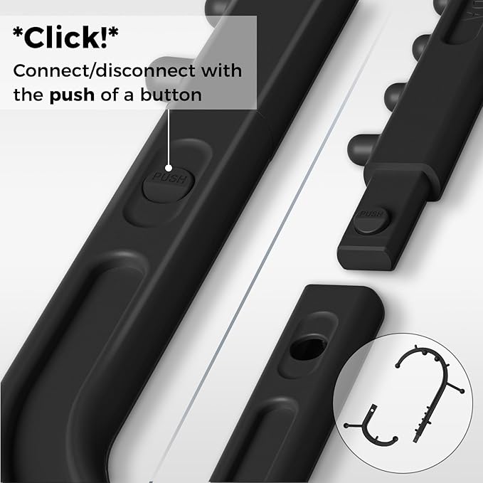 Detachable Trigger Point Massage Cane, One-Click Disassembly Massage Hook for Back, Neck & Shoulder Pain Relief, Pressure Point Massage Tool for Muscle Recovery (S Hook)