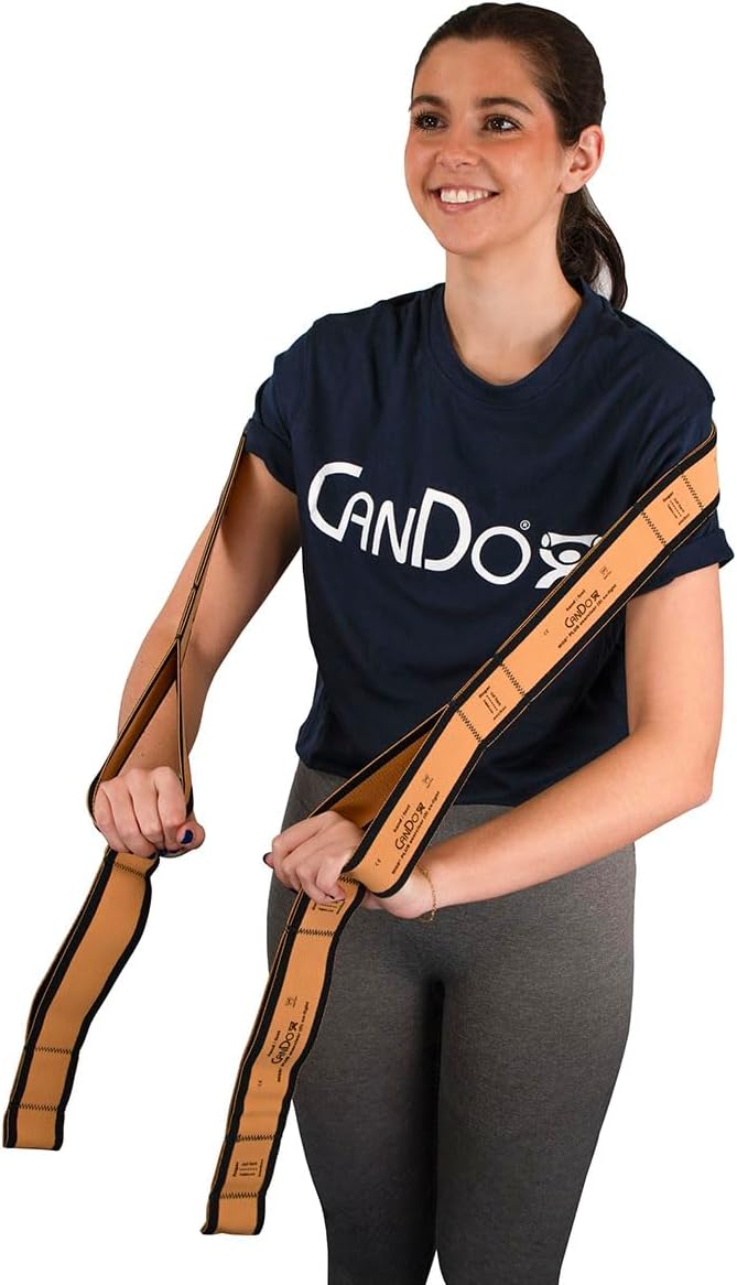 CanDo Multi-Grip Exerciser Plus, 6 Foot Exerciser, 9 Loops,