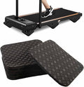 Non-Slip Treadmill Mat Pads, 4x4 Inch High Density Silicone Exercise Equipment Mat - Double-Sided Anti Vibration Pad for Treadmill, Walking Pad, Exercise Bike, Floor Protection
