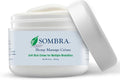 Sombra Hemp Massage Crème – Soothes Sore Muscles with Hemp Extract, Vitamin E, Pumpkin, Kukui, Sweet Almond, Jojoba, Shea Butter, Aloe Vera & Lemongrass, 8oz