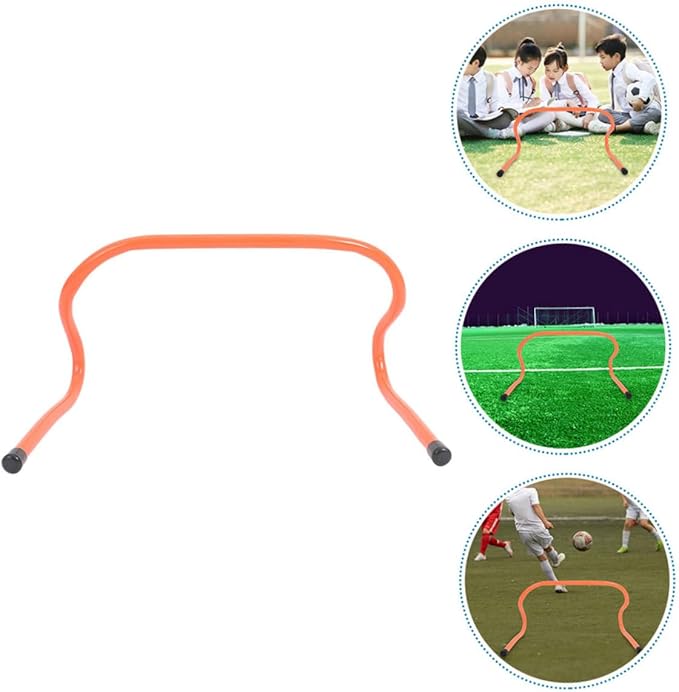 Zerodeko 3pcs Speed Training Hurdles 15cm Plastic Agility Hurdles Soccer Footwork Ladder for Youth Sports Practice