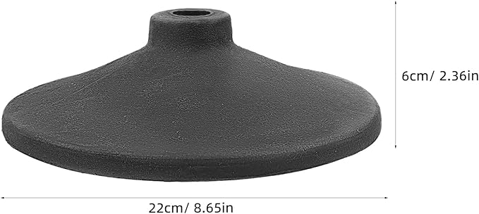 Agility Pole Rubber Base for Soccer and Basketball Training - 1Kg Heavy Duty Stability Base for Enhanced Agility Training Equipment