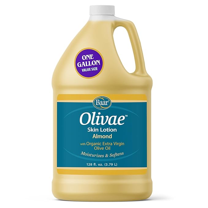 Baar Olivae Skin Lotion & Massage Oil, Gallon