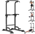 Pull Up Dip Station For Home Gym Strength Training Fitness Workout Station Chin-Ups Push-Ups Pull-Ups Dip-Ups 330LBS T055CDC