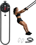 Endless Rope Machine, Adjustable Resi Trainer Machine, Portable Rope Exercise System for Home Gym Fitness Gear, Endless Cable Pulley Trainer, Strength Training Equipment, Home Gym String
