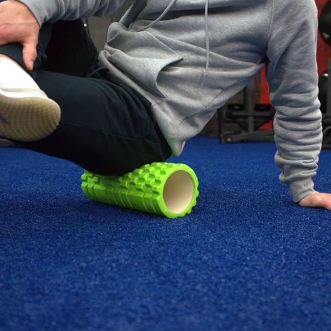 Gronk Fitness Green Foam Roller 13" | Back Roller Foam for Back Pain, Muscle Roller for Physical Therapy, Deep Tissue Massage, Yoga & Fitness | Trigger Point Roller for Recovery