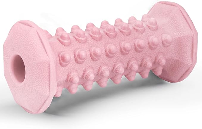 Plantar Fasciitis Relief,Foot Roller,Foot Massager Roller for Deep Tissue Muscle Massage,Portable Reflexology Tool,Heel Massager-Pink