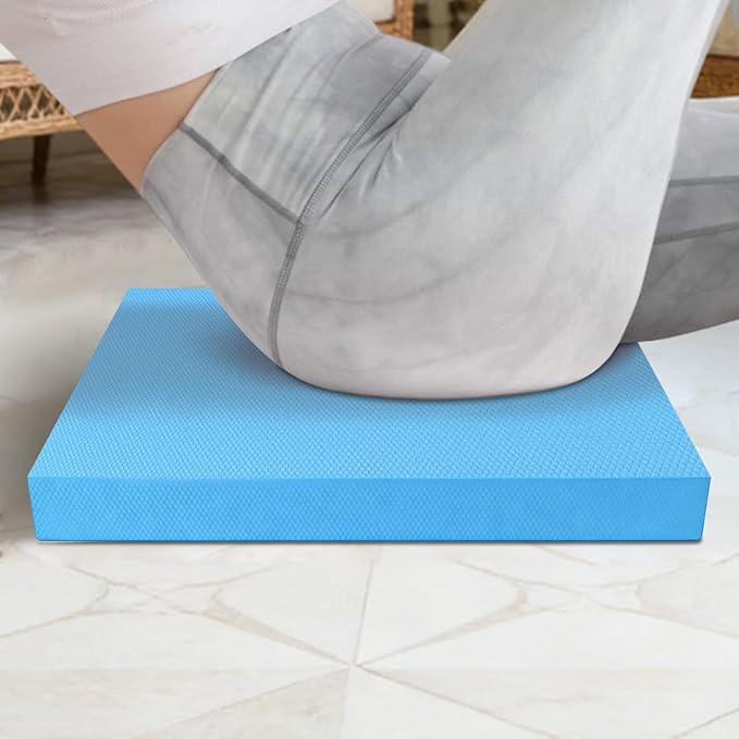 Stability Pad - 50x40cm Soft Thick Stability Mat - Balance Cushion Foam Pads for Exercise | for Women Men Home Gym Floor Yoga Workout Physical Training Stretching