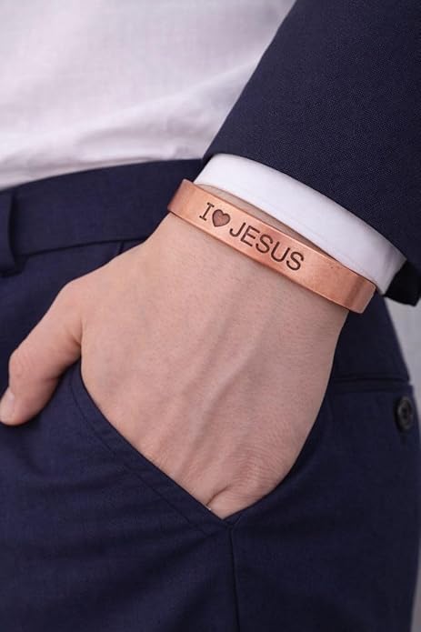 Touchstone copper bracelets | gift for men women |adjustable 100% pure solid real magnetic jewelry | handmade bracelet set combo | rope braided tibetan bangles.