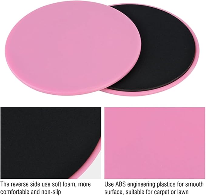 Pilates Board,Sliders,Core Sliders for Working Out,Dual Sided Exercise Gliding Discs Use on Carpet or Hardwood Floors