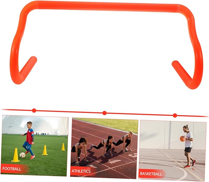Happyyami Hurdles Track Railing Football Training Tool Detachable Hurdle Practical Football Hurdle Banister