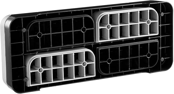 Aerobic Exercise Step Platform, 28-Inch Workout Aerobic Stepper, Height Adjustable Fitness Training Step Deck Trainer with 4 Risers, Non-Slip Surface Bench for Home Gym Cardio Strength, Gray