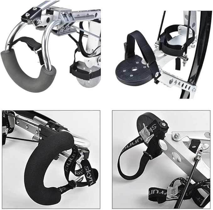 Jumping Stilts Kangaroo Shoes Gym Exercise Outdoor Running Walking Toys Adult Youth Jumping Trainer Black and Green