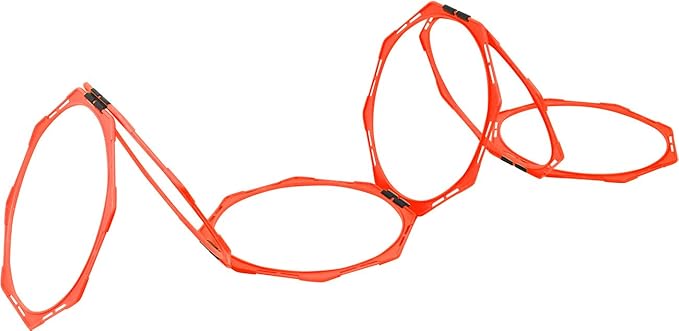 Hexagonal Speed & Agility Training Rings - Set of 6 by Trademark Innovations