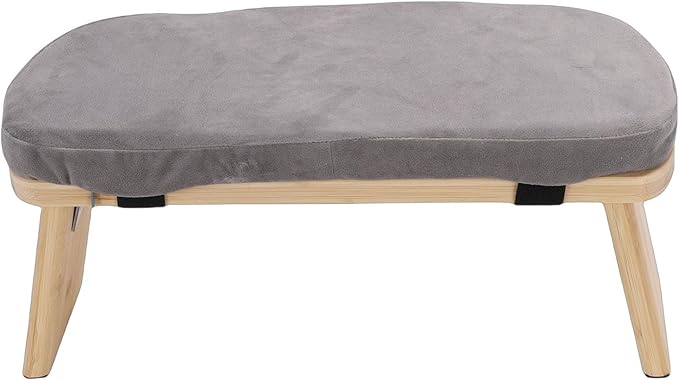 Meditation Bench, Ergonomic Meditation Stool with Removable Cushion for Home, Yoga & Tea Ceremony