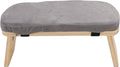 Fockety Meditation Bench, Comfortable Wooden Folding Kneeling Bench Ergonomic Forward Tilt Meditation Stool with Cushion for Relaxation Tea Ceremony Home