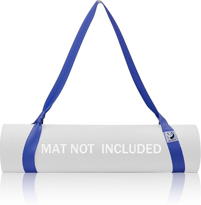 Slim Panda Yoga Mat Straps for Carrying, Adjustable Yoga Mat Carrier Sling Fits All Mats(Mat Not Included)