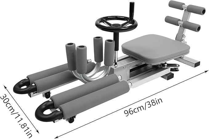 Leg Stretcher, 330.7lbs Heavy Duty Split Machine for Legs Stretching, 0-210° Degrees Adjustable Steel Frame Split Machine, Flexibility Leg Stretching Training Machine for Women & Men