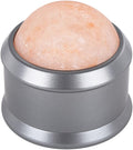 gemshan Massage Roller Ball, Natural Himalayan Salt Ball Roller Hand Massage Toll for Neck,Back,Arm Full Body Massage. (Gray)
