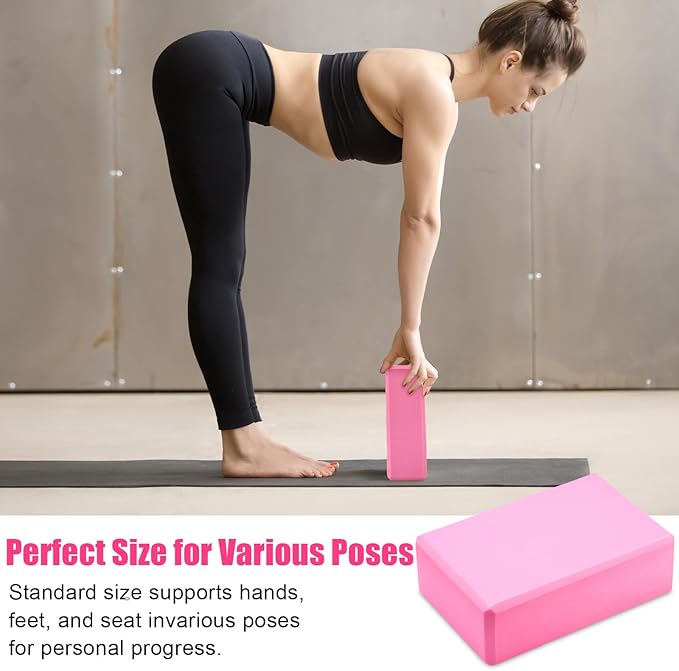 10 Pcs Home Pilates Ring Set for Women Yoga Equipment Accessories Pilates Ring Circle and Ball Workouts Gift Include Ball Yoga Circle Resistance Bands Block Straps Gym Bag