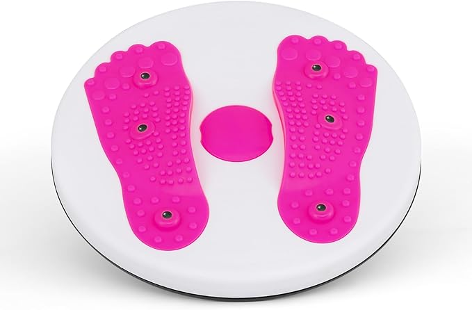 Abs Twister Board, Body Shaping Waist Twisting Disc for Aerobic Exercise, Core & Ab Exercise, Fitness Slim Losing Weight Sports Equipment, 6 Magnets Reflexology, 11 In