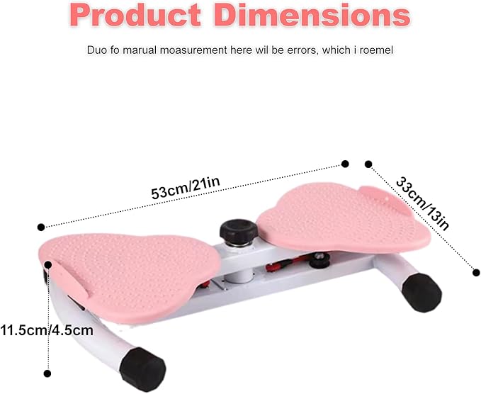 Waist Twister Board Twist Workout Machine with Foot Reflexology Massage, 20dB Quiet, 150KG Max Load, Portable ABS & Carbon Steel Design for Home Gym and Slimming