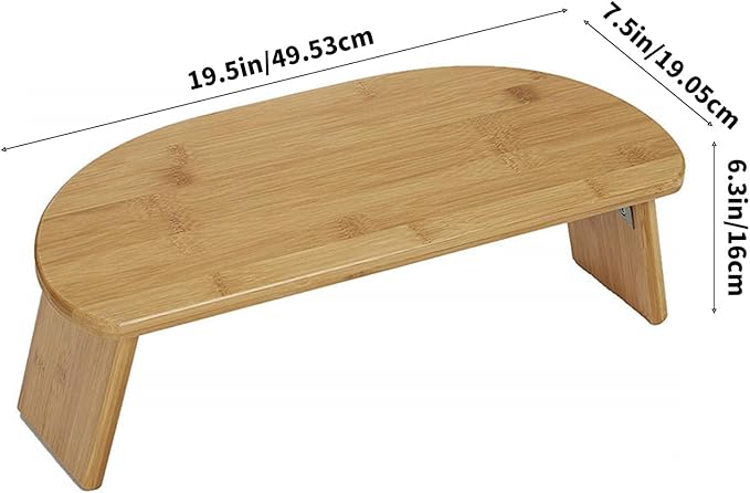 Compacts Bamboos Meditations Benches Multifunctional Kneeling Wood Benches for Home Or Outdoor Use