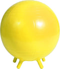 Fun & Function - Chair Ball - Yoga Ball Chair for Kids - Flexible Seating for Classroom, Elementary & Middle School - Wiggle Chair for Kids - Yellow - 25" - Child Ball Seat