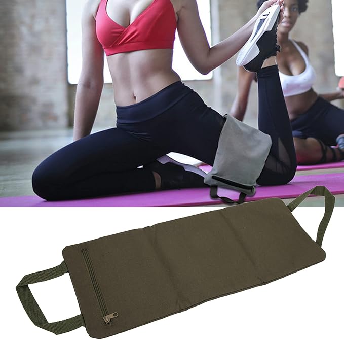 Thin Arm Yoga Sandbag, Workout Freeweight Bag for Leg Slimming and Fitness Training, Lightweight Zippered Inner Bag with Sturdy Handles, Durable Canvas Outer Bag in 3 Colors