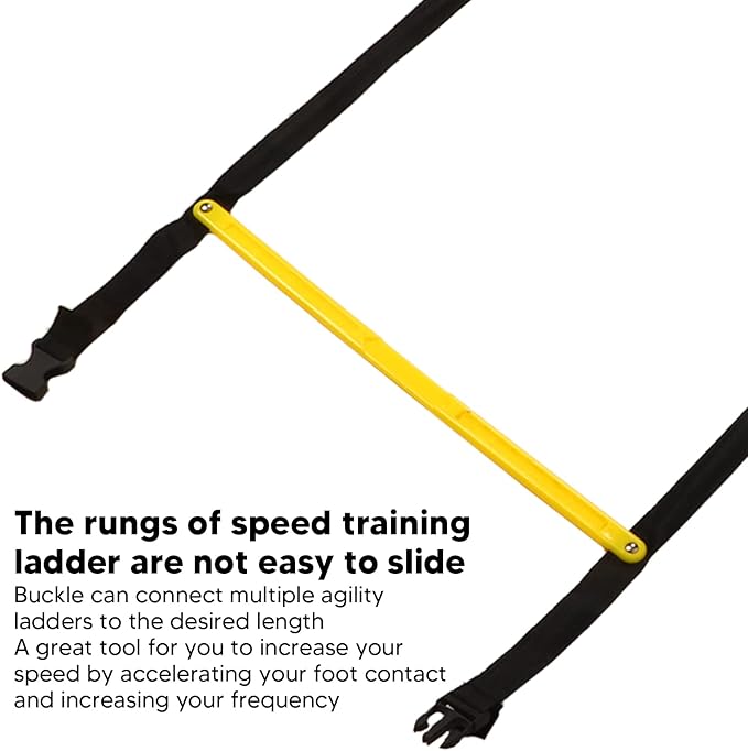 Pilipane 8.5 Ft 5 Rungs Agility Ladder Football Training Equipment Kids, Football Ladder Training for Youth, Speed Ladder, Workout Ladder, Exercise Ladder for Football Basketball Practice