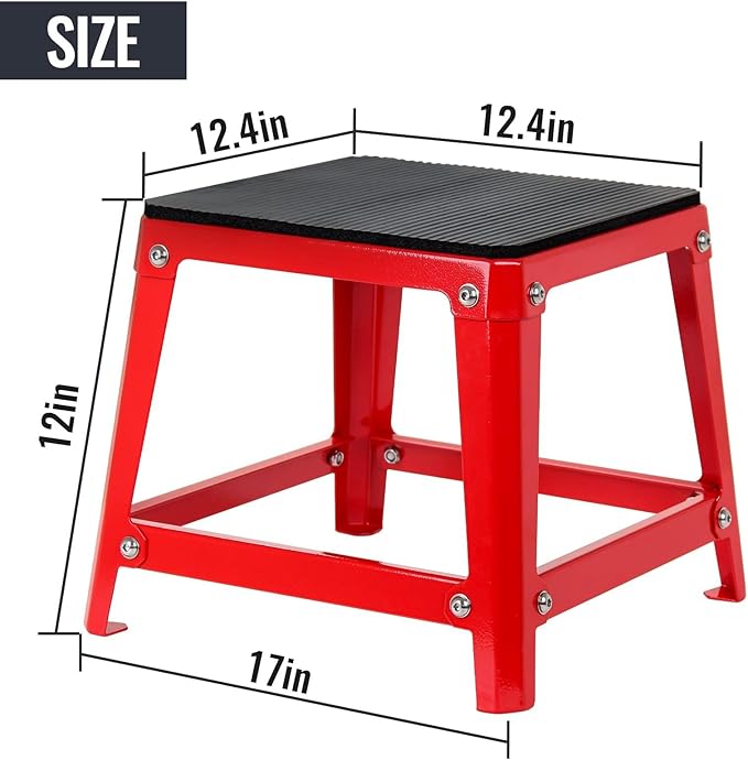 Plyometric Boxes Steel Plyo Box Fitness Exercise Jump Box For Home Gym Plyometric Jumping Exercises