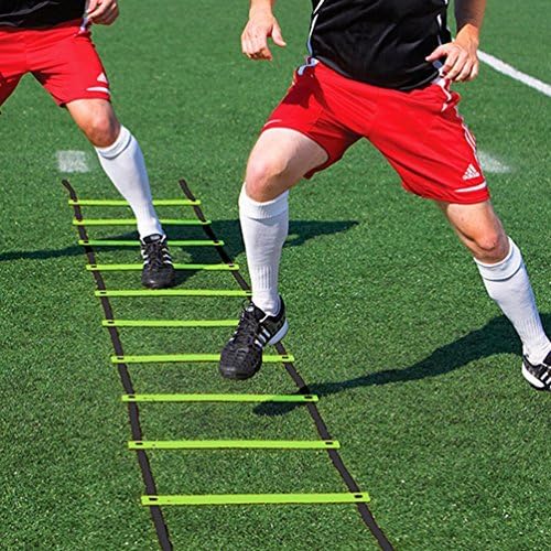 Footwork Ladder Agility Ladder with Ladder Bag, High Intensity Speed Ladder Best Football Drills Agility Equipment for Agility Training and More