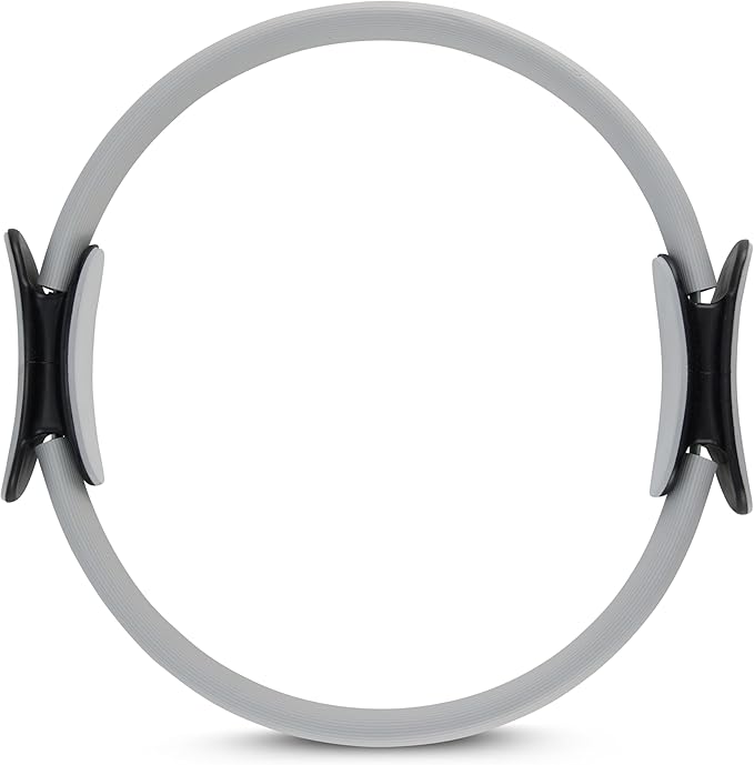 Wellrox Pilates Ring and Carrying Bag- Lightweight Magic Circle Yoga Ring- Core, Thigh and Arm Exerciser for Yoga, Pilates, Strength Training (15 inches)